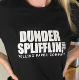 Dunder Splifflin Short Sleeve T Shirt Black
